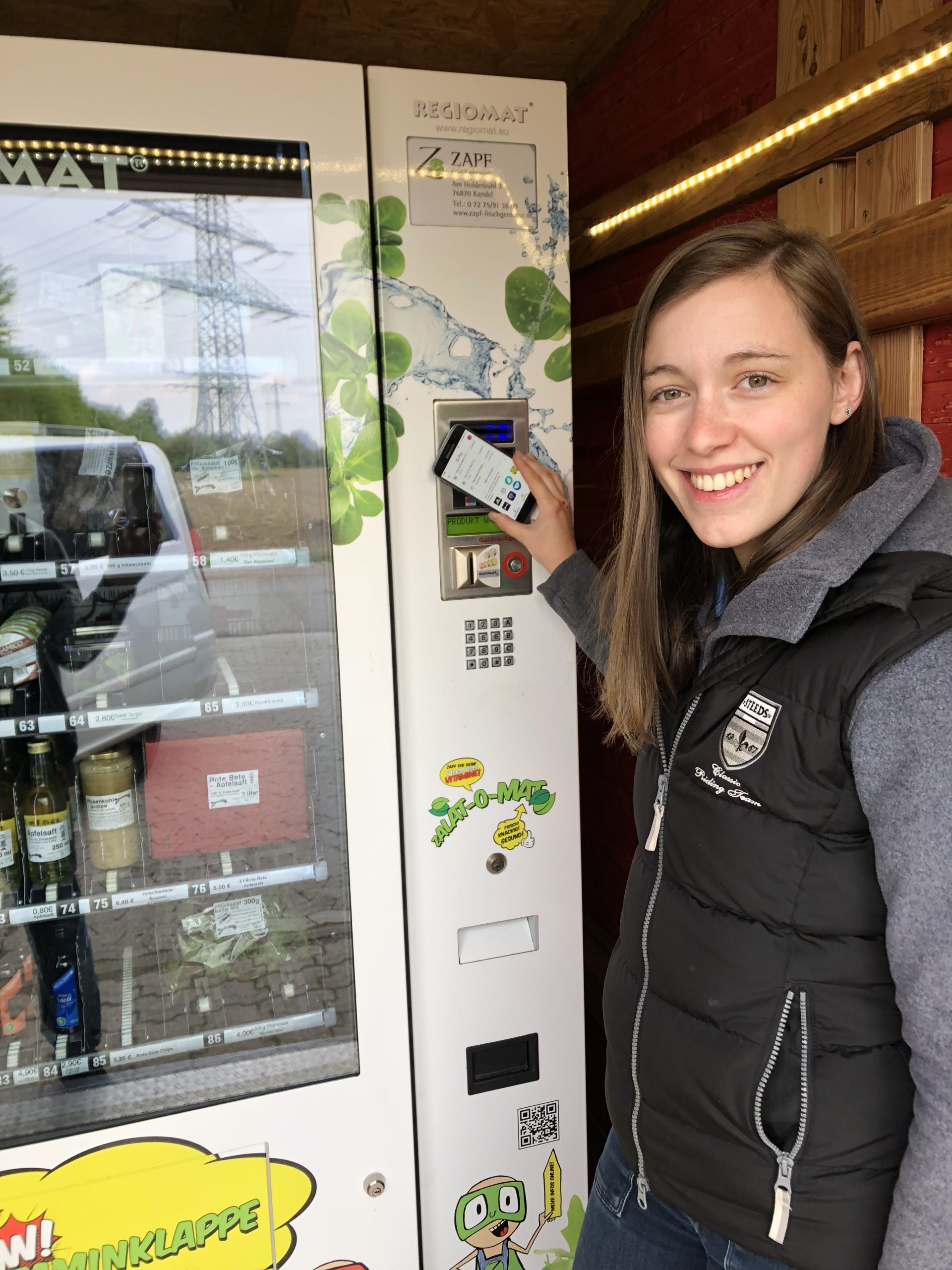 Kartenzahlung am Zalat-o-mat 2019